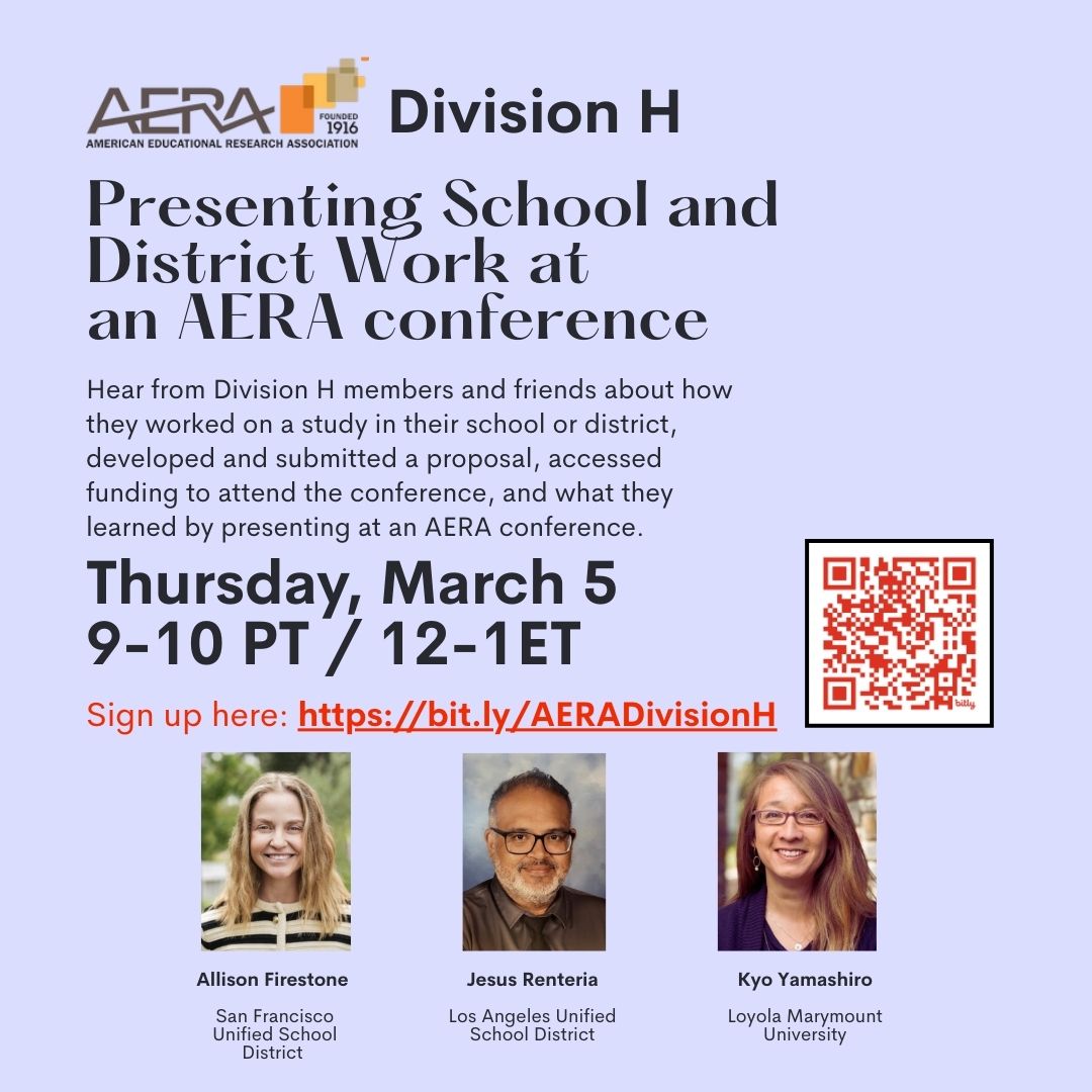 AERA Division H Event Announcement March 2026
